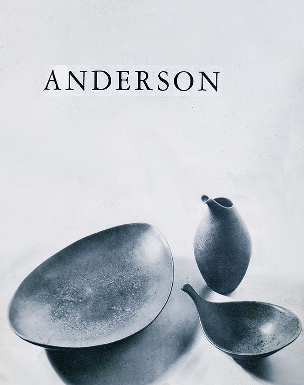 First Brochure for Andersen Ceramics (Andersen Design( 1950s