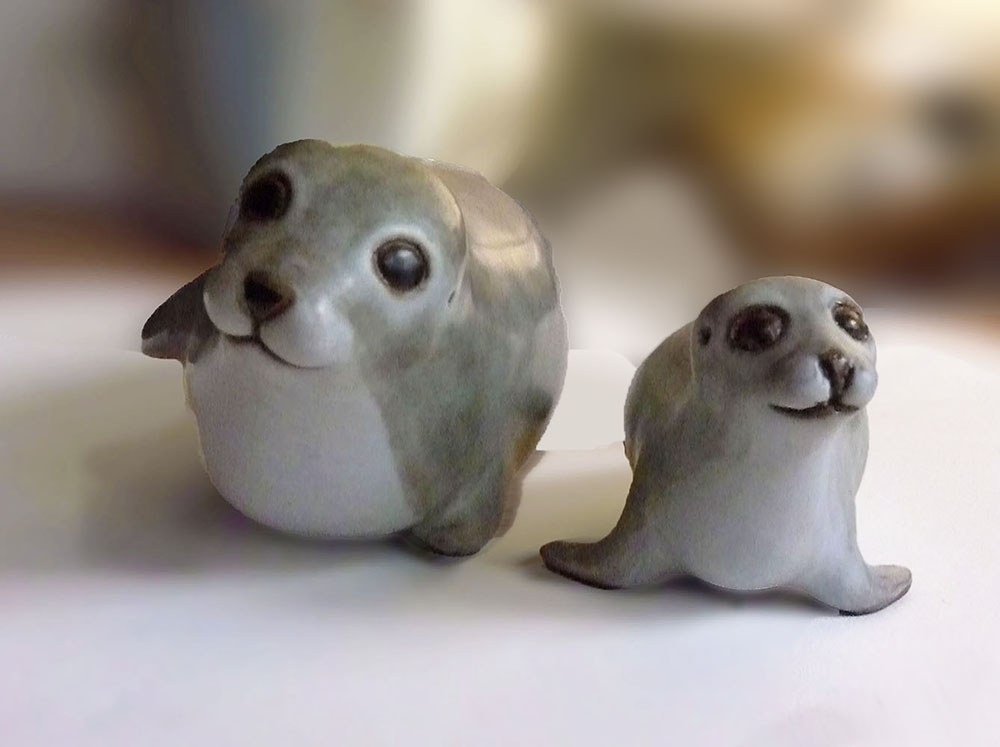 Mother and Baby Seal by Andersen Design