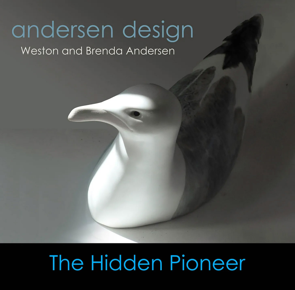 Weston Neil Andersen, The Hidden Pioneer who created this stoneware seagull with his wife Brenda which was the first in a long line of Wildlife Sculptures produced by Andersen Design